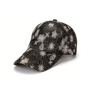 Casquette de baseball en dentelle pour femmes, design floral décoratif, respirante, légère, à la mode, pour un usage décontracté en plein air et en voyage - Product Image 4