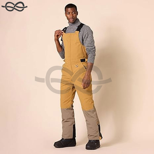 Overol de Nieve Aislante y Resistente al Agua para Hombre, Equipo de Invierno Duradero para Frío Extremo, Tirantes Ajustables, Rodillas Reforzadas, para Esquí - Product Image 5