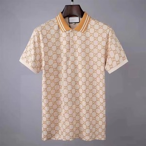Chemises polo pour hommes en coton biologique 100% avec logo brodé, t-shirt piqué doux d'été, vêtements décontractés respirants de haute qualité - Product Image 1