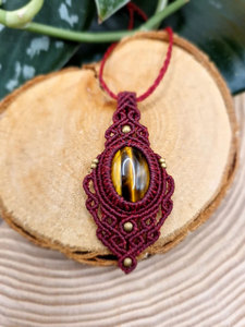 Wholesale Mixed Macrame Gemstone Pendant Necklace Sodalite <b>Rose</b> <b>Quartz</b> Tiger Eye Aventurine Boho Butterfly <b>Jewelry</b> Unisex Gift - Product Image 2