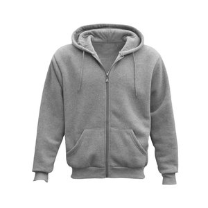 2026 Top Trending High Quality 100% Cotton Autumn Casual Zipper-Up Knitted Hoodie Embroidered Customizable Color Logo Designs - Product Image 1