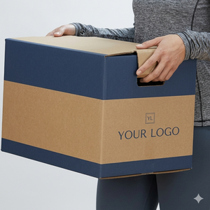 Caja de Cartón Corrugado Kraft de 4mm Personalizada, Ecológica, con Relieve Flexográfico, para Envíos Comerciales, Embalaje, con Logotipo Personalizado - Product Image 1