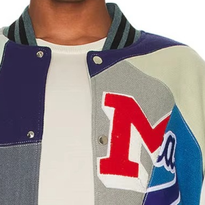 Vestes universitaires en gros, design personnalisé, vestes de l'équipe scolaire, vestes Letterman brodées sur mesure, vestes Letterman unisexes streetwear - Product Image 4