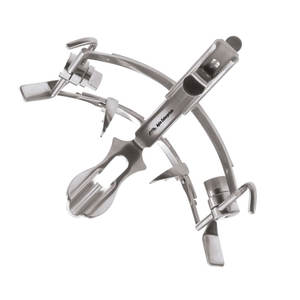 Retractor de mordaza bucal de acero inoxidable Dingman, instrumento quirúrgico duradero ranurado para procedimientos orales y maxilofaciales - Product Image 6