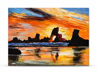 Peinture à l'huile florale abstraite faite à la main avec accents dorés, relief 3D texturé, art mural sur toile pour salon et chambre
