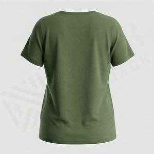 Camiseta Casual Moderna para Mujer, Impresión de Alta Calidad, Poliéster Transpirable, Diseño Ecológico, Manga Corta, Color Personalizado - Product Image 2