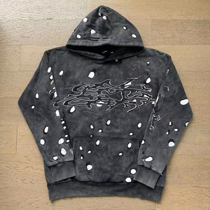 Sudadera con capucha tipo balaclava extragrande y gruesa, estilo streetwear, con cobertura facial completa, ideal para pedidos al por mayor con logotipo personalizado. - Product Image 3