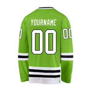 Jersey de Hockey sobre Hielo para Hombre, Servicio OEM en Grandes Cantidades, Personaliza Tu Propio Jersey Deportivo, Disponible en Stock - Product Image 4