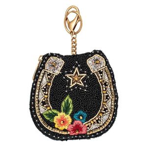 Artistic Seed Beads Keychain Beaded Embroidery Pattern Decorative Beaded Embroidery Keychain Seed Beads Craft - Product Image 3