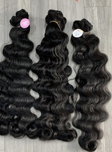 Prêt à Expédier MEILLEURE Vague Naturelle Lâche Vague Profonde Boucles Italiennes-Styles de Cheveux Humains de Haute Qualité - Product Image 5