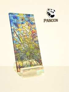 Tempered Art Cathedral <b>Stained</b> <b>Glass</b> Window <b>Panel</b> Industrial Decoration Living Room Hotel Bathroom Curtain Wall - Product Image 5