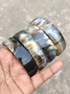 High Quality Handmade Polished Classic <b>Cute</b> Women's Wedding Other Occasions Buffalo Horn Fashion Belladec <b>Bracelets</b> Bangles - Product Image 2