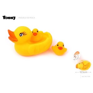 ชุดของเล่นเป็ดยางยี่ห้อ Yommy ขนาด 12.5 ซม. สีเหลือง สำหรับเด็กเล่นในอ่างอาบน้ำ - Product Image 1