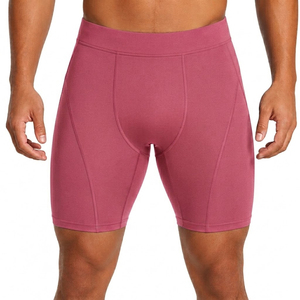 Vêtements de sport athlétiques pour hommes, shorts de compression, shorts de sport noirs pour la course à pied, shorts de fitness pour hommes - Product Image 6