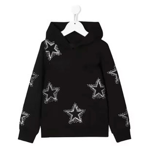 Casual Wear Unisex Rhinestone <b>Hoodies</b> Anti-Wrinkle High Quality Cotton/Polyester Oversized Eco-Friendly Custom Men <b>Hoodies</b> - Product Image 1