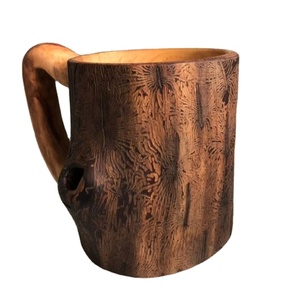 COCINA Taza de madera NATURAL Diseño moderno de calidad premium Perfecto para té Café Vino y cerveza de Falak World Export - Product Image 6