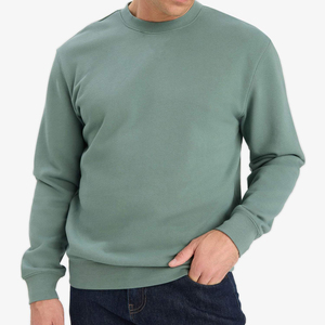 Sweat à capuche pour homme, hiver, logo brodé personnalisé, nouveau design, style streetwear, doublure tricotée, respirant, 100% coton, couleurs personnalisées, 240g - Product Image 2