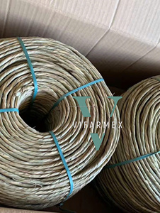 Cuerda de hierba marina natural hecha a mano, rollo de 100 m, personalizable, VIFARMEX, material para manualidades, decoración y muebles, conservar seco para almacenamiento - Product Image 2
