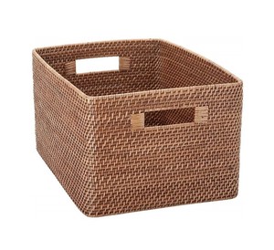 Cesta de Almacenamiento Tejida a Mano de Bambú y Ratán, Organizador Natural con Servicio Personalizado OEM ODM, Directo de Fábrica - Product Image 1