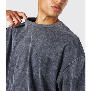Camisetas de Hombre de Manga Corta, Estilo Hip Hop Urbano, Logotipo Personalizado, Corte Regular, 100% Algodón Tejido Transpirable - Product Image 6