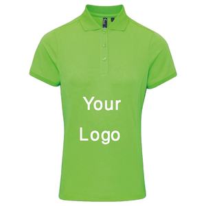 Women's Slim Fit 100% Cotton Breathable Knitted Short Sleeve for Polo Collar Custom Logo Casual T-Shirt Direct <b>Factory</b> Price - Product Image 1