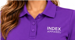 Index Apparel Women's Purple Polo Shirt Shorts Set Short Sleeve Regular Fit Breathable Casual <b>2</b> <b>Piece</b> <b>Outfit</b> - Product Image 6