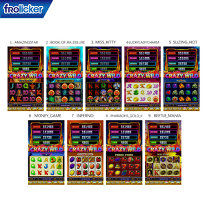 แผงวงจรเกมอาร์เคดจอเดี่ยว CRAZY WILD VERTICAL V4 รุ่นภาษาอังกฤษ สำหรับเครื่องเล่นเกมหยอดเหรียญ ยี่ห้อ FRO ปลั๊กแบบ US - Product Image 2