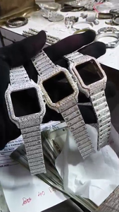 Montre Femme 017583 avec Bracelet en Cristal et Zircons Cubiques AAA – Idéale pour Mariage, Fête, Bijou Tendance – Vente en Gros - Product Image 3