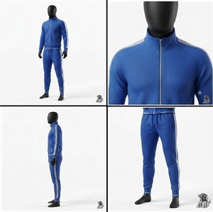 Survêtement unisexe athlétique à capuche avec cordon de serrage en polaire coupe-vent – Vêtement de sport premium respirant pour l'entraînement, la course et le jogging - Product Image 6
