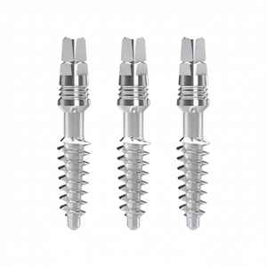 Implant dentaire monobloc à surface lisse en titane de grade 5, certifié ISO CE, avec instruments chirurgicaux manuels - Product Image 6