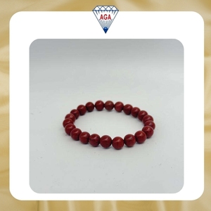 Beautiful Natural Red Jasper Round Beaded <b>Bracelet</b> Smooth Plain Gemstone Beads Handmade Jewelry Gift Healing <b>Crystal</b> Wholesale - Product Image 6