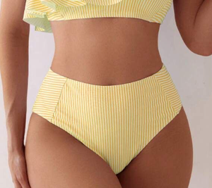 Culottes de bikini pour femmes en nylon respirant, anti-rides, anti-bouloches, antibactérien, fabrication OEM Bangladesh en gros - Product Image 1