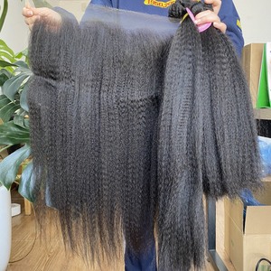 BEST 100% Extensiones Camboyano de cabello rizado de cabello humano - Product Image 3