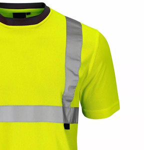 เสื้อยืดพิมพ์โลโก้ตามสั่ง ขายส่ง คุณภาพสูง สำหรับงานก่อสร้าง - Product Image 6