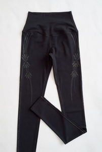 High Quality Custom Logo Women's Fitness <b>Leggings</b> High Waist Yoga Pants Solid <b>Pattern</b> Spandex/Polyester Breathable Available - Product Image 3
