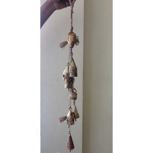 Campana de Bruja Rústica de la Mejor Calidad con Cuerda de Yute, Decoración Colgante Resistente a la Intemperie para Uso en Interiores y Exteriores, para Venta de Exportación - Product Image 1