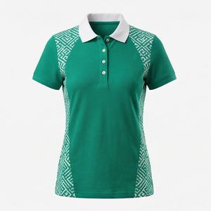 Women's Receptionist Polo Shirt <b>Stretch</b> Fabric Polo Wholesale Supply for Front Office Uniforms - Product Image 2