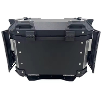 Nouveau style 45L/55L/65L Valise pliable blindée pour moto en aluminium, coffre à bagages pour moto, boîte supérieure, boîte arrière pour moto