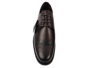 Zapatos Oxford de Vestir para Hombre Dlords, Color Marrón, Piel de Oveja, con Cordones, Punta en Pico, para Oficina y Carrera Profesional, Suela de EVA de Color Sólido, para Todas las Temporadas - Product Image 2