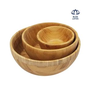 Ensemble de bols en bambou écologiques Blue Lotus Vietnam 2026 – Vaisselle biodégradable haut de gamme pour l'exportation - Product Image 1