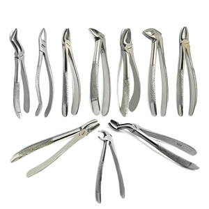 Complete Dental <strong>Tooth</strong>/Root/Molar Surgery <strong>Forceps</strong> Kit Manual <strong>1</strong>-15 Number Dental <strong>Tooth</strong> <strong>Extraction</strong> <strong>Forceps</strong> Sets - Product Image 1