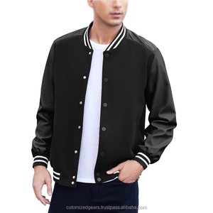 Chaqueta Universitaria Personalizada, Chaqueta Letterman, Cuerpo de Lana, Manga de Cuero, Chaqueta Letterman con Logotipo Personalizado, Chaqueta de Béisbol, Chaquetas Universitarias - Product Image 3