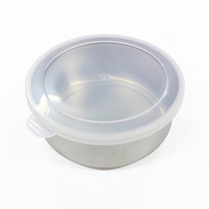 Scatola da pranzo rotonda in acciaio inossidabile 10cm per la conservazione e il trasporto degli alimenti - Product Image 1