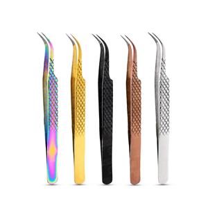 Pince à cils japonaise en acier inoxydable de haute qualité avec outils de beauté à pointe pointue pour cils - Product Image 2