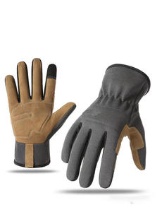 Gants de travail anti-vibration, anti-coupure, en cuir de qualité supérieure, robustes, pour mécaniciens, anti-choc, résistants aux chocs - Product Image 4