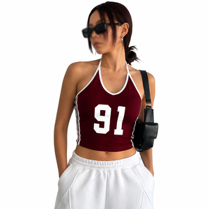 Vestido Deportivo Corto de Malla sin Mangas para Mujer, Estilo Jersey de Fútbol Americano, Personalizable, Fabricante OEM de Marca Privada - Product Image 4