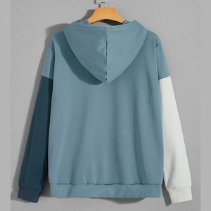 Sweat-shirt à capuche décontracté léger style coréen, personnalisable, prix abordable, faible MOQ, vente en gros - Product Image 3