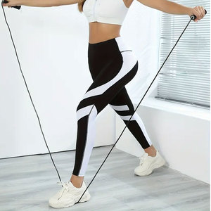 High-waisted Plus Size Spandex Sport <b>Leggings</b> Casual Workout Pants With Seamless 100 % Cotton Activewear <b>Women</b> <b>Leggings</b> - Product Image 2