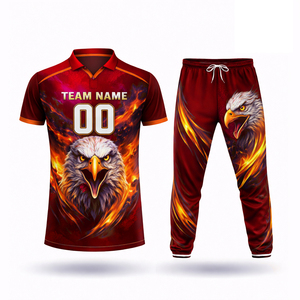Uniforme de Cricket Profesional Personalizado con Diseño de Logotipo Sublimado Completo - Product Image 3