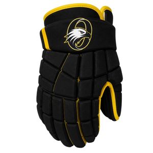 Gants de hockey sur glace noirs et jaunes, équipement de protection sportive professionnel, équipement d'entraînement d'équipe, gants de hockey pour compétition en plein air - Product Image 1